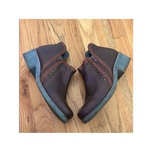 Naot Meditate Brown Leather Studded Ankle Boots size  42 / US 11-11.5
